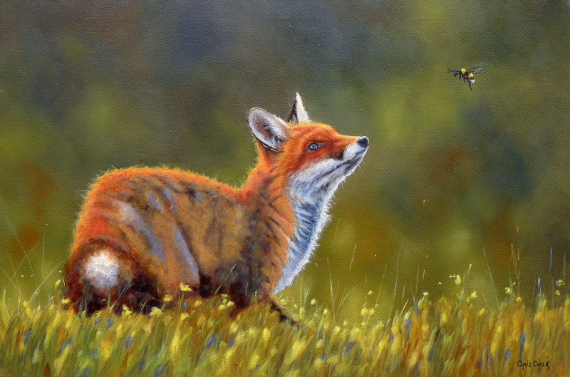 Fox painting UK