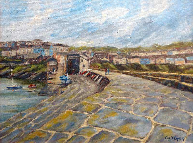 New Quay painting