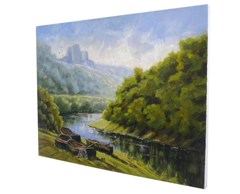 Welsh landscape painting