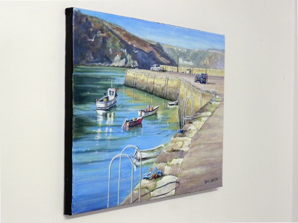 Fishguard painting close up two