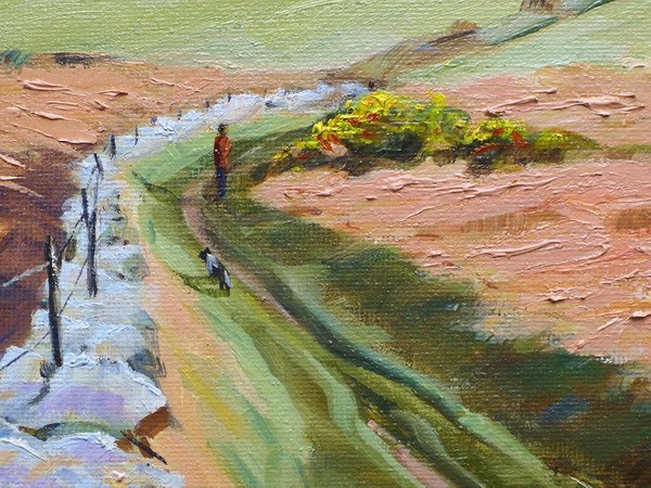 Pembrokeshire painting close up one