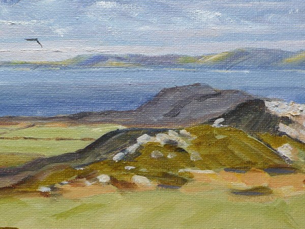 Pembrokeshire painting close up two