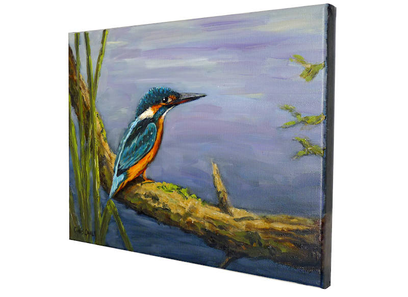 Kingfisher painting