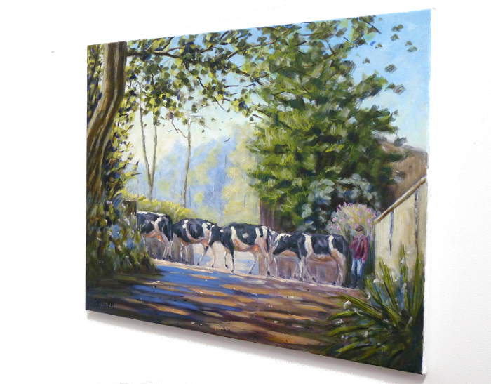 painting of cows