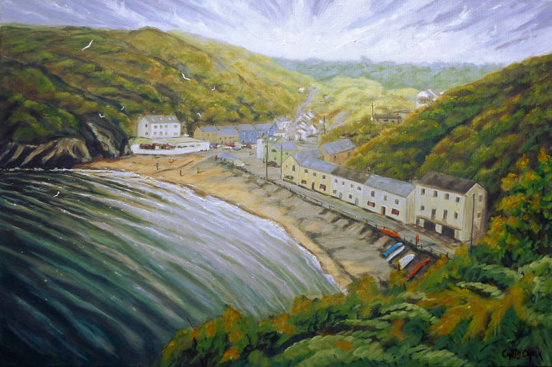 Llangrannog Painting