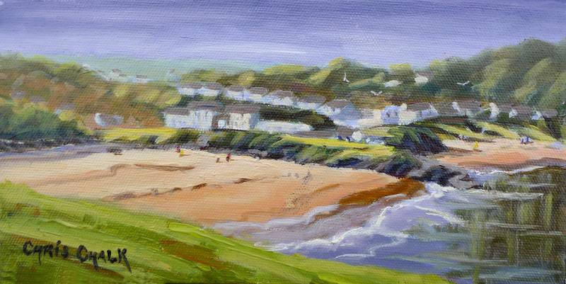 Aberporth painting in Ceredigion