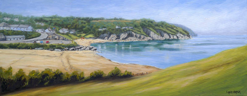 Aberporth painting wales