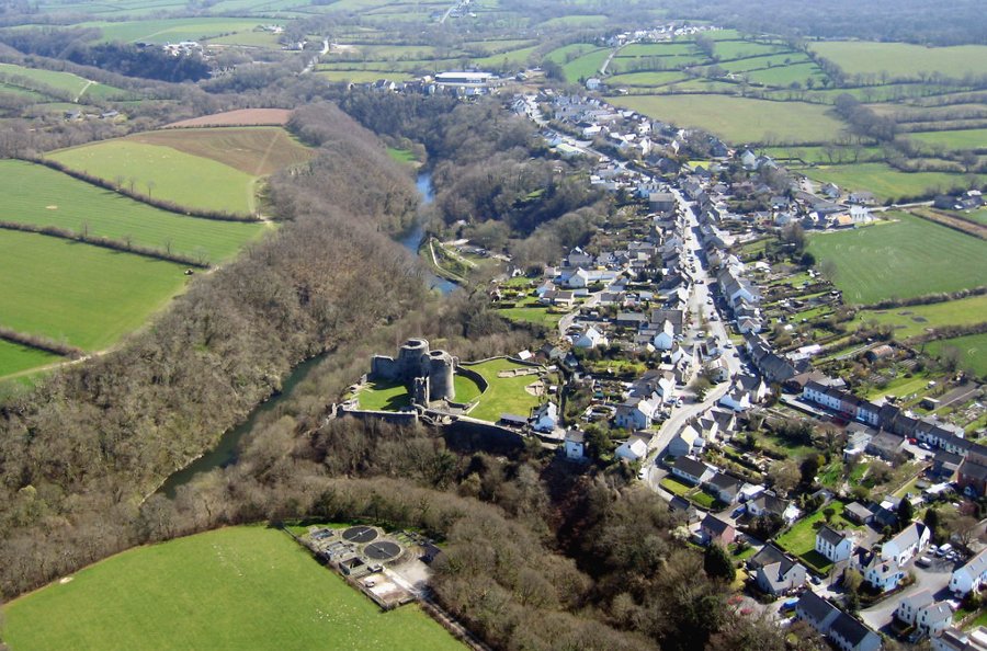 Cilgerran arial view