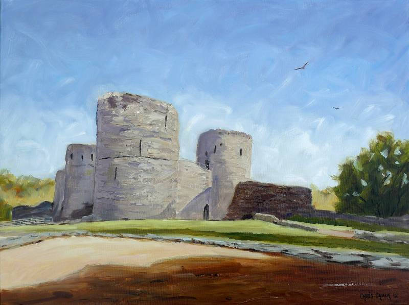 Painting of Cilgerran Castle