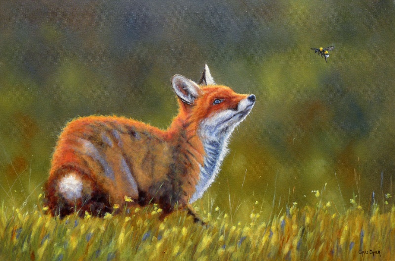 Fox painting