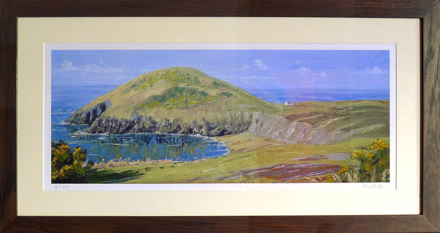 example of a framed and mounted print of Wales