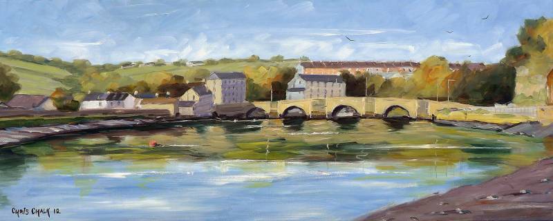 Cardigan Bridge painting
