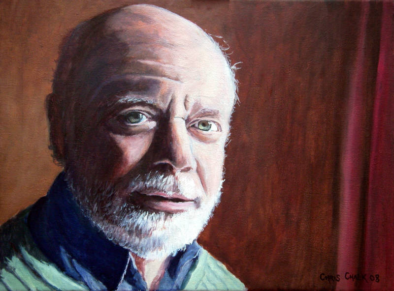 Portrait painting of a man