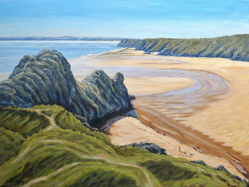 Three Cliffs Bay Gower