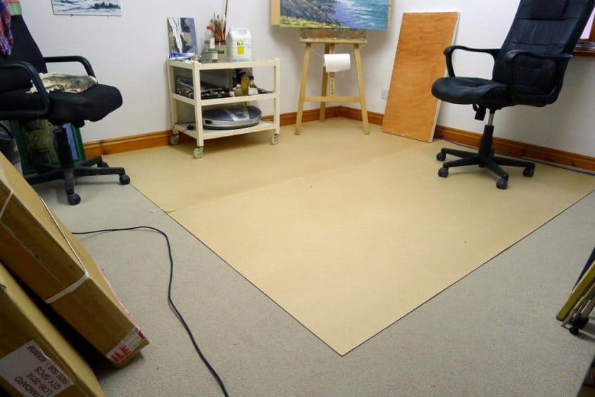 art studio floor