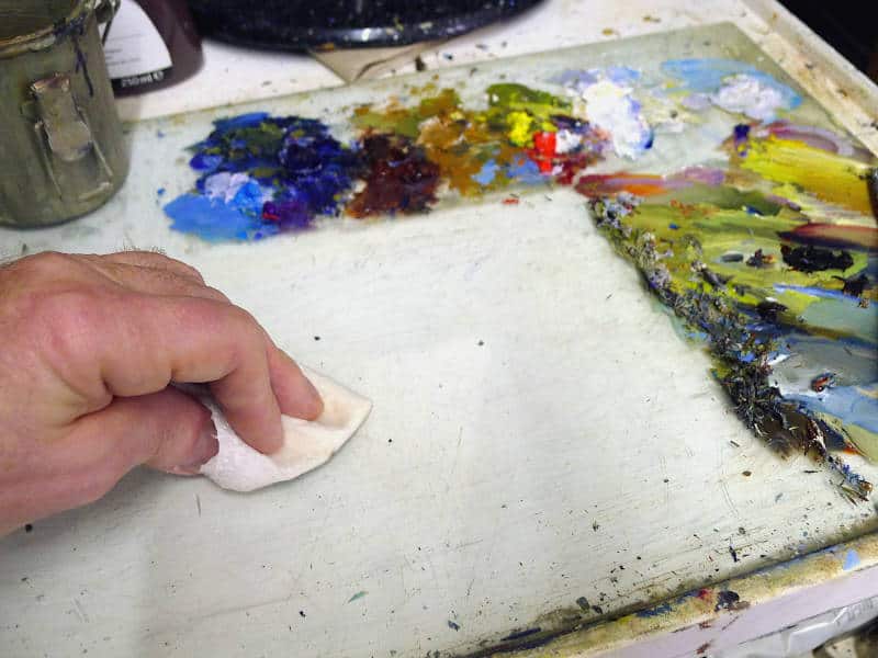 Glass on sale paint pallet