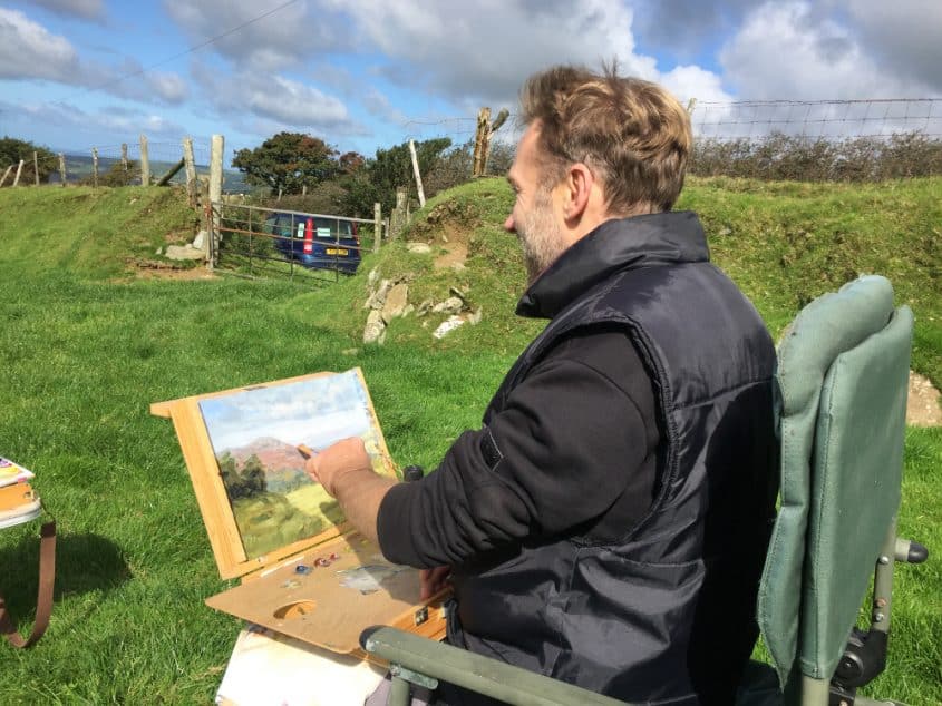 chris chalk painting wales