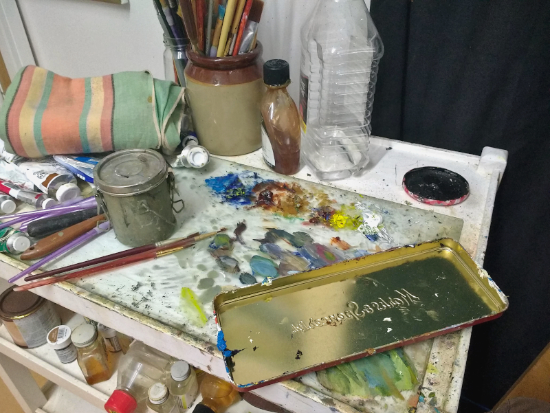 how to stop your paint drying out on your palette