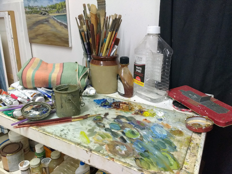 How To Stop Your Oil Paint Drying Out On Your Palette