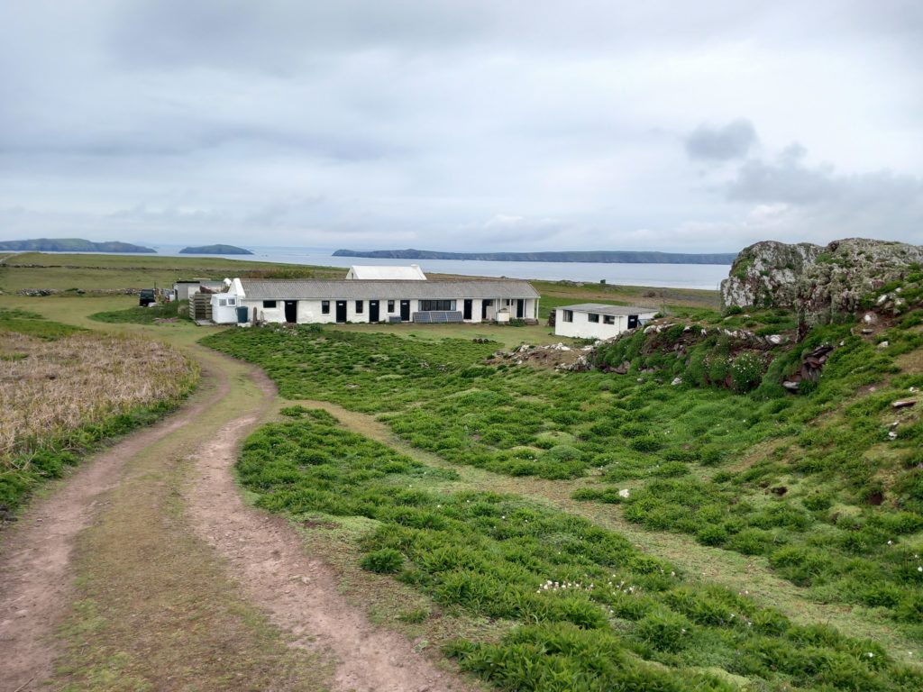 Skokholm island bird observatory buildings